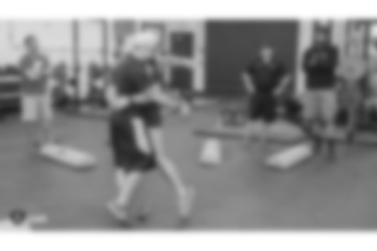 The Oakland Raiders partner with USA Football to host a Heads-Up Football Clinic for high school coached of Clark County School District, Saturday, June 23, 2018, at Liberty High School in Henderson, Nevada.
