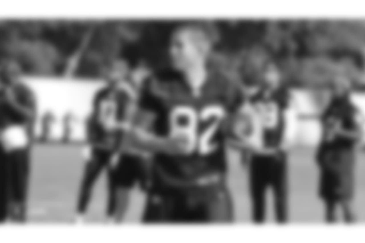 Oakland Raiders wide receiver Jordy Nelson (82) on the field for practice at the Oakland Raiders Practice Facility, Friday, October 26, 2018, in Alameda, California.