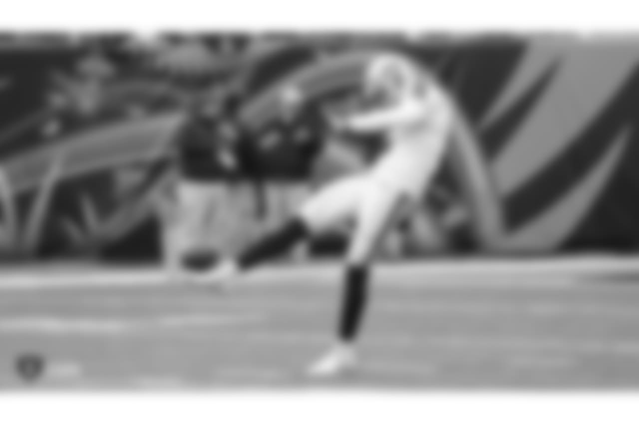 The Oakland Raiders regular season game against the Cincinnati Bengals at Paul Brown Stadium, Sunday, December 16, 2018, in Cincinnati, Ohio.