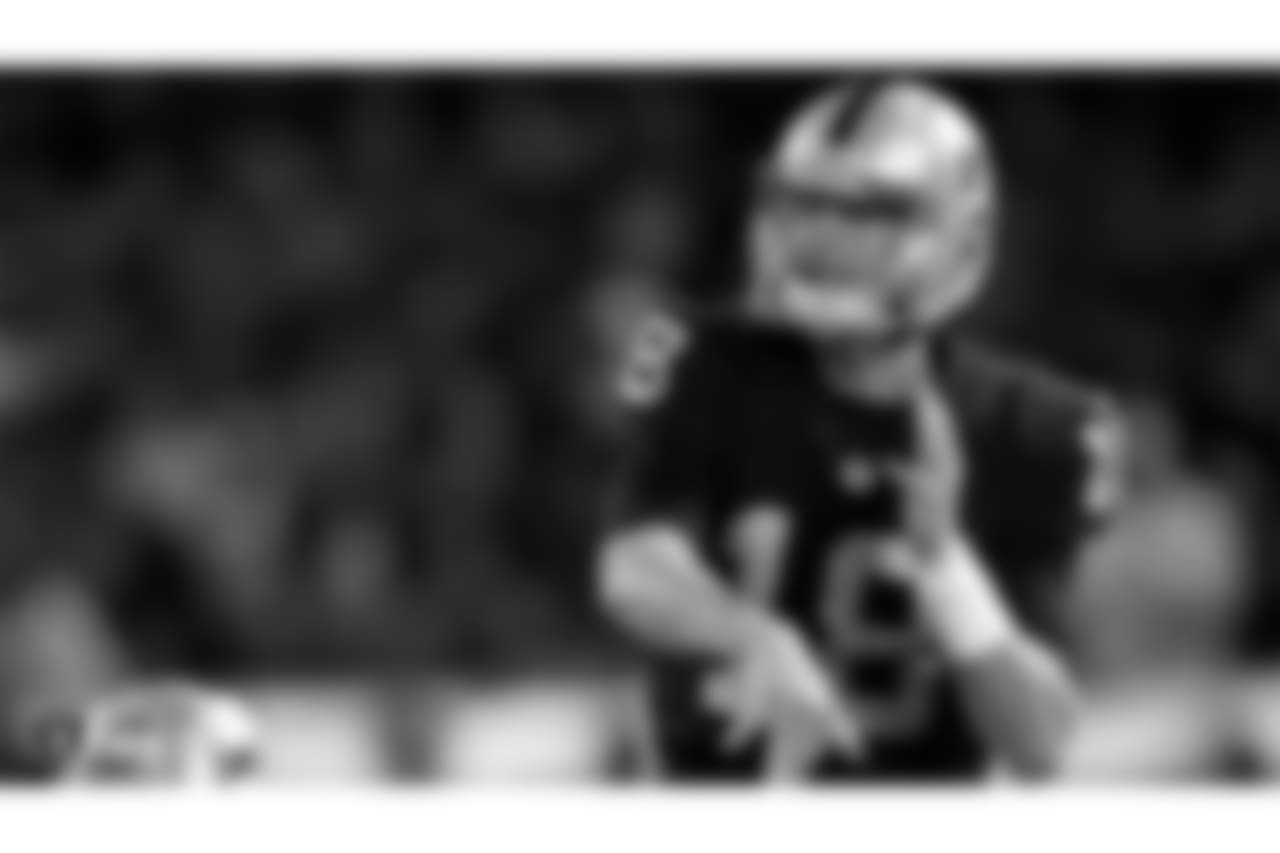 The Oakland Raiders preseason game against the Detroit Lions at Oakland-Alameda County Coliseum, Friday, August 10, 2018, in Oakland, California.