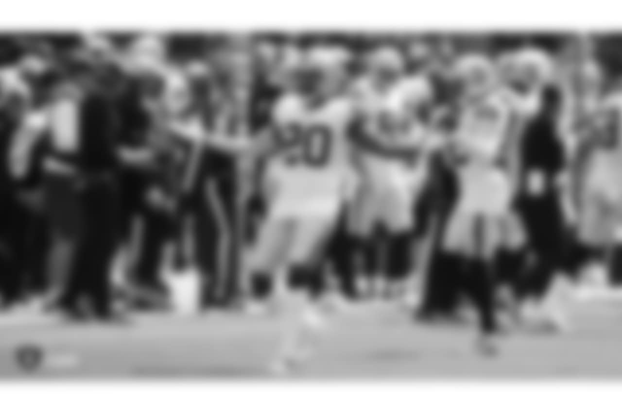The Oakland Raiders regular season game against the Los Angeles Chargers at StubHub Center, Sunday, October 7, 2018, in Carson, California.