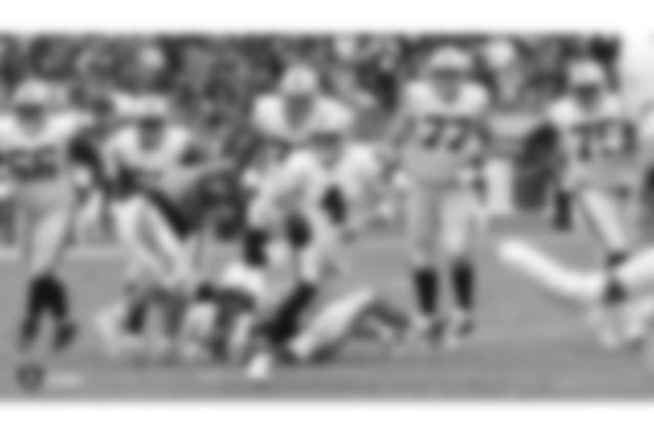 The Oakland Raiders regular season game against the Los Angeles Chargers at StubHub Center, Sunday, October 7, 2018, in Carson, California.