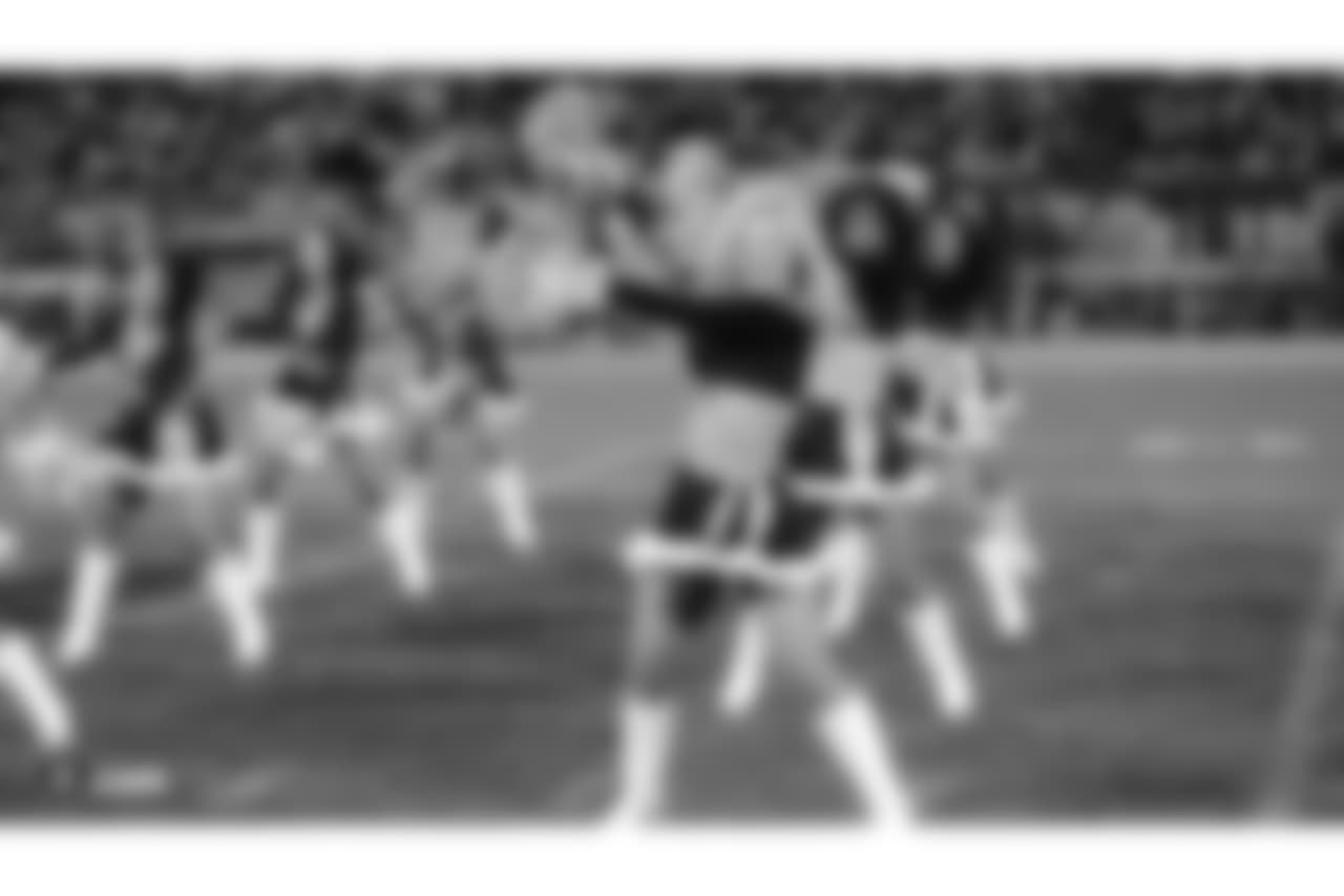 The Raiderettes perform during halftime at the Oakland Raiders game against the Denver Broncos at Oakland-Alameda County Coliseum, Monday, December 24, 2018, in Oakland, California. The Oakland Raiders won 24-17.