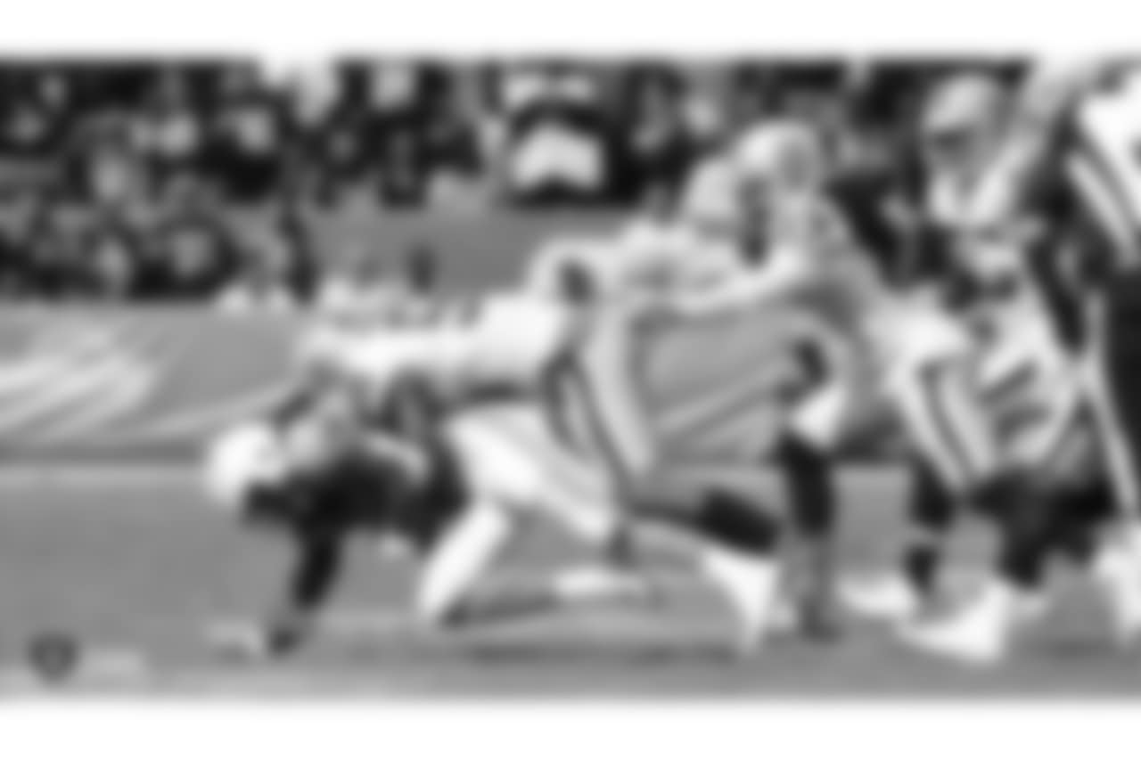The Oakland Raiders regular season game against the Los Angeles Chargers at StubHub Center, Sunday, October 7, 2018, in Carson, California.