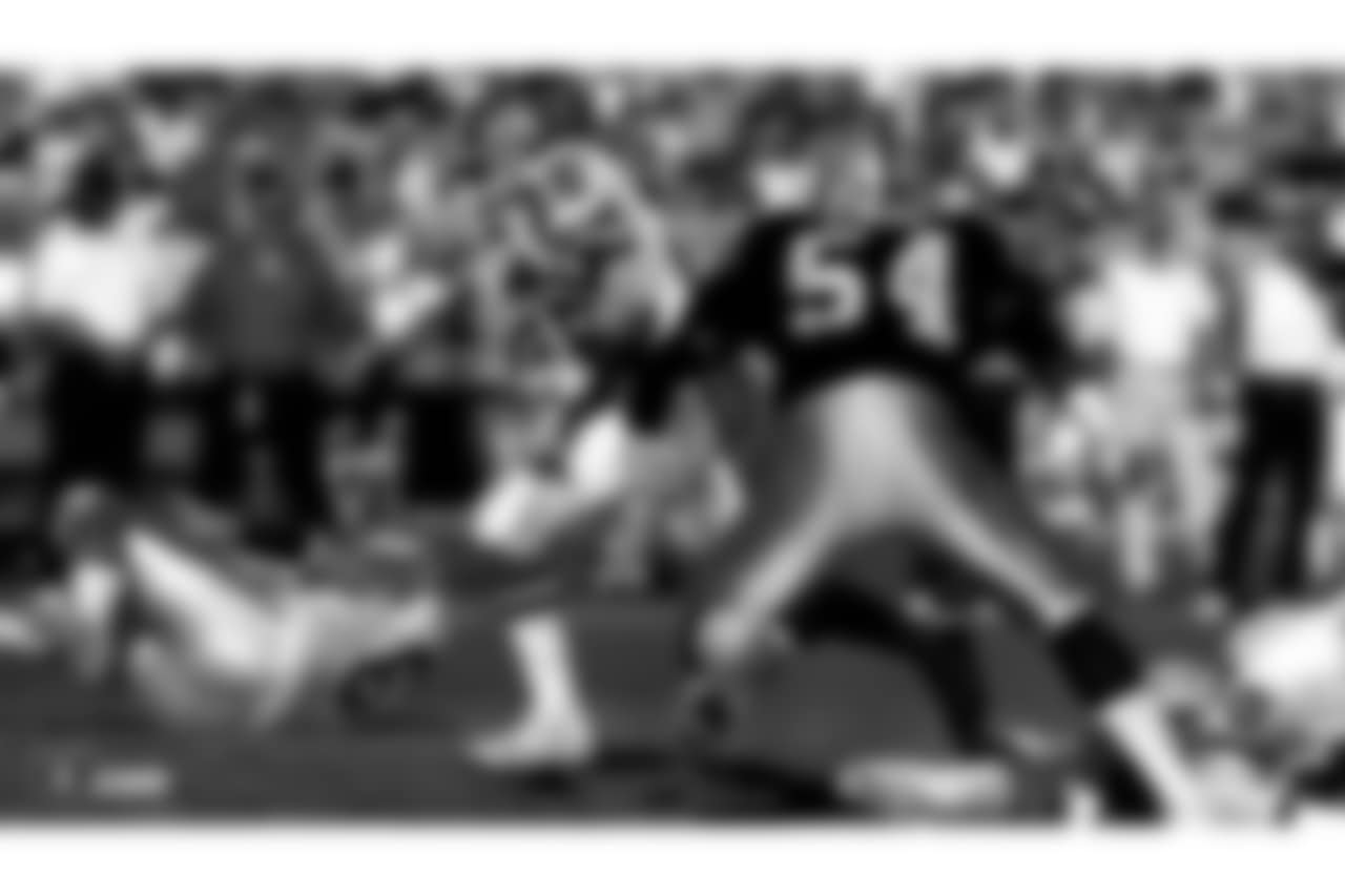 A series of photos from past contests between the Raiders and Broncos leading up to their last matchup in Week 2 of the 2018 season, which the Raiders lost 20-19.