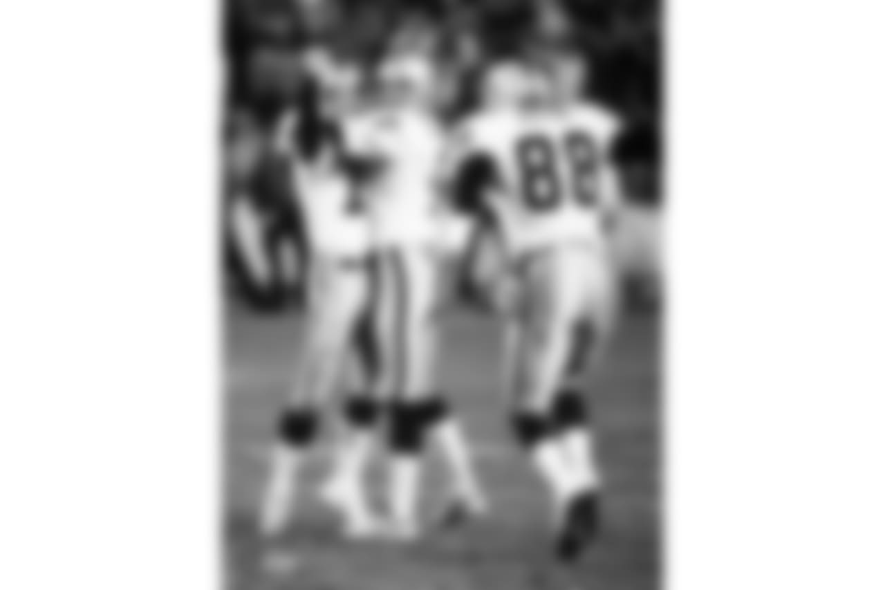 A series of photos from past contests between the Raiders and Broncos leading up to their last matchup in Week 2 of the 2018 season, which the Raiders lost 20-19.