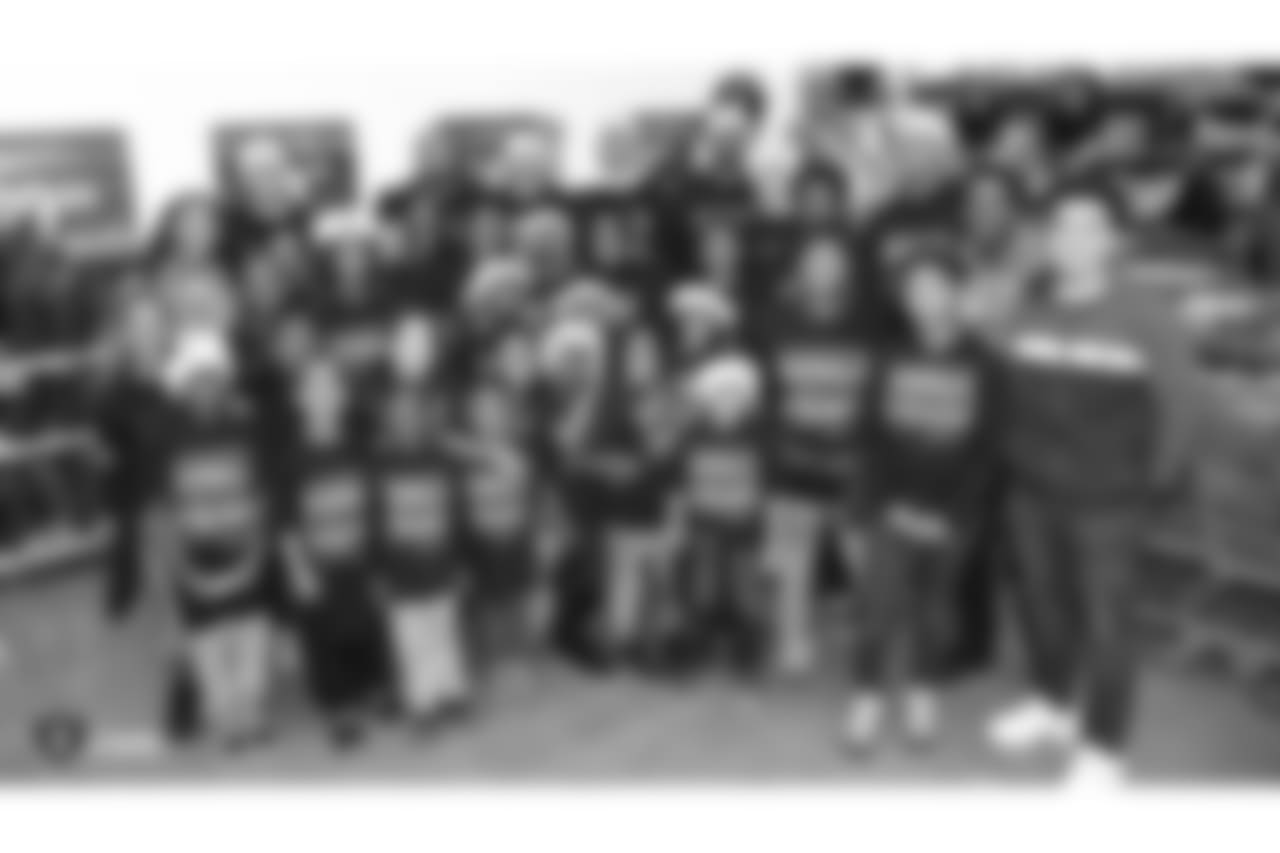 Donald Penn's Shop with a Jock gives 25 kids from the East Oakland Youth Development Center a chance to fulfill their holiday wish list by receiving a $300 Walmart gift card and a chance to go on an shopping spree with Donald Penn at Walmart. Joining Penn are Kelechi Osemele, Cameron Hunt, Brandon Parker, Jamar McGloster, Johnny Townsend, Ryan Yurachek, Darren Waller, Paul Butler and Clinton McDonald.