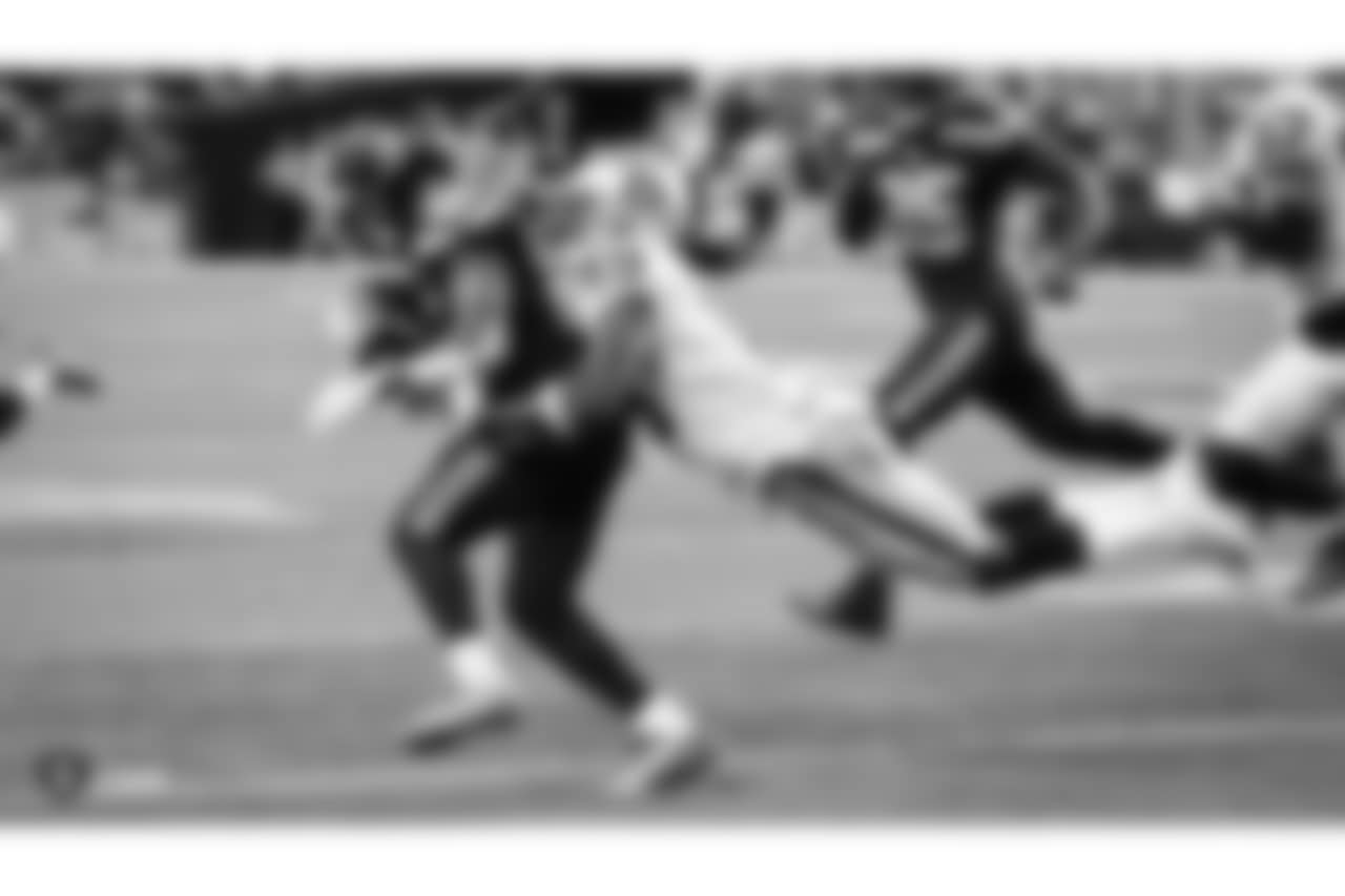 Oakland Raiders wide receiver Isaac Whitney (19) during The Oakland Raiders preseason game against the Seattle Seahawks at CenturyLink Field, Thursday, August 30, 2018, in Seattle, Washington. The Oakland Raiders won 30-19.