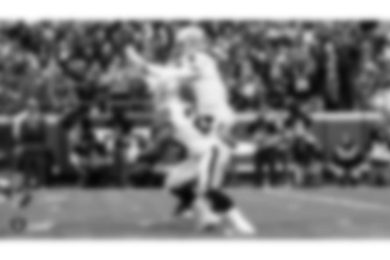 The Oakland Raiders regular season game against the Kansas City Chiefs at Arrowhead Stadium, Sunday, December 30, 2018, in Kansas City, Missouri.