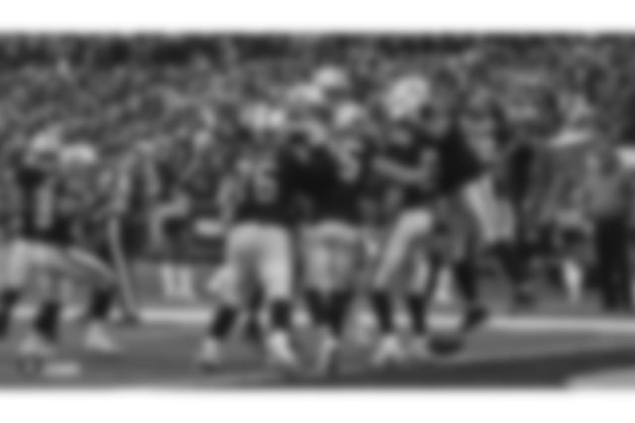 The Oakland Raiders regular season game against the Pittsburgh Steelers at Oakland-Alameda County Coliseum, Sunday, December 9, 2018, in Alameda, California. The Raiders won 24-21.