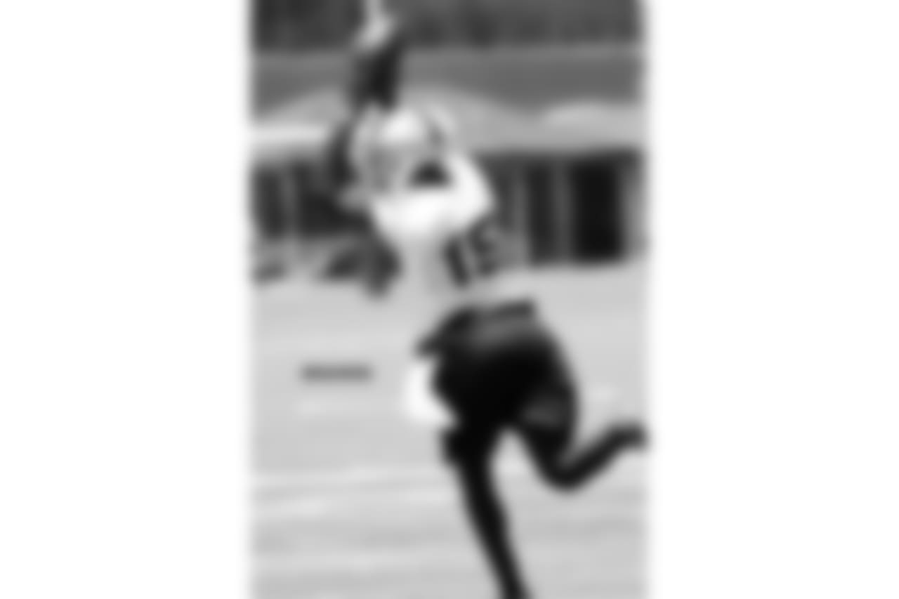 WR Greg Little makes the catch.