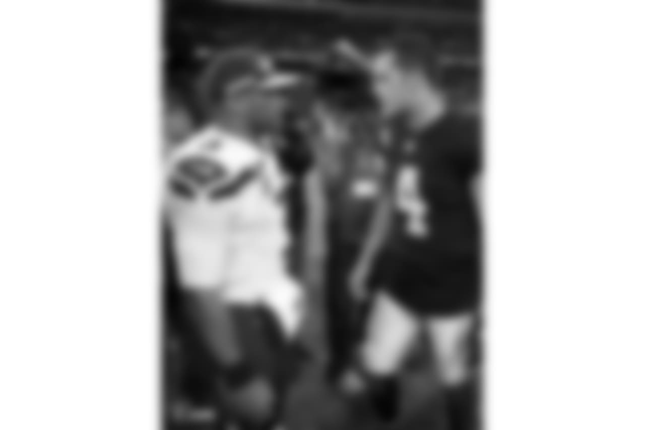 The Oakland Raiders regular season game against the Seattle Seahawks at Wembley Stadium, Sunday, October 14, 2018, in London, England.