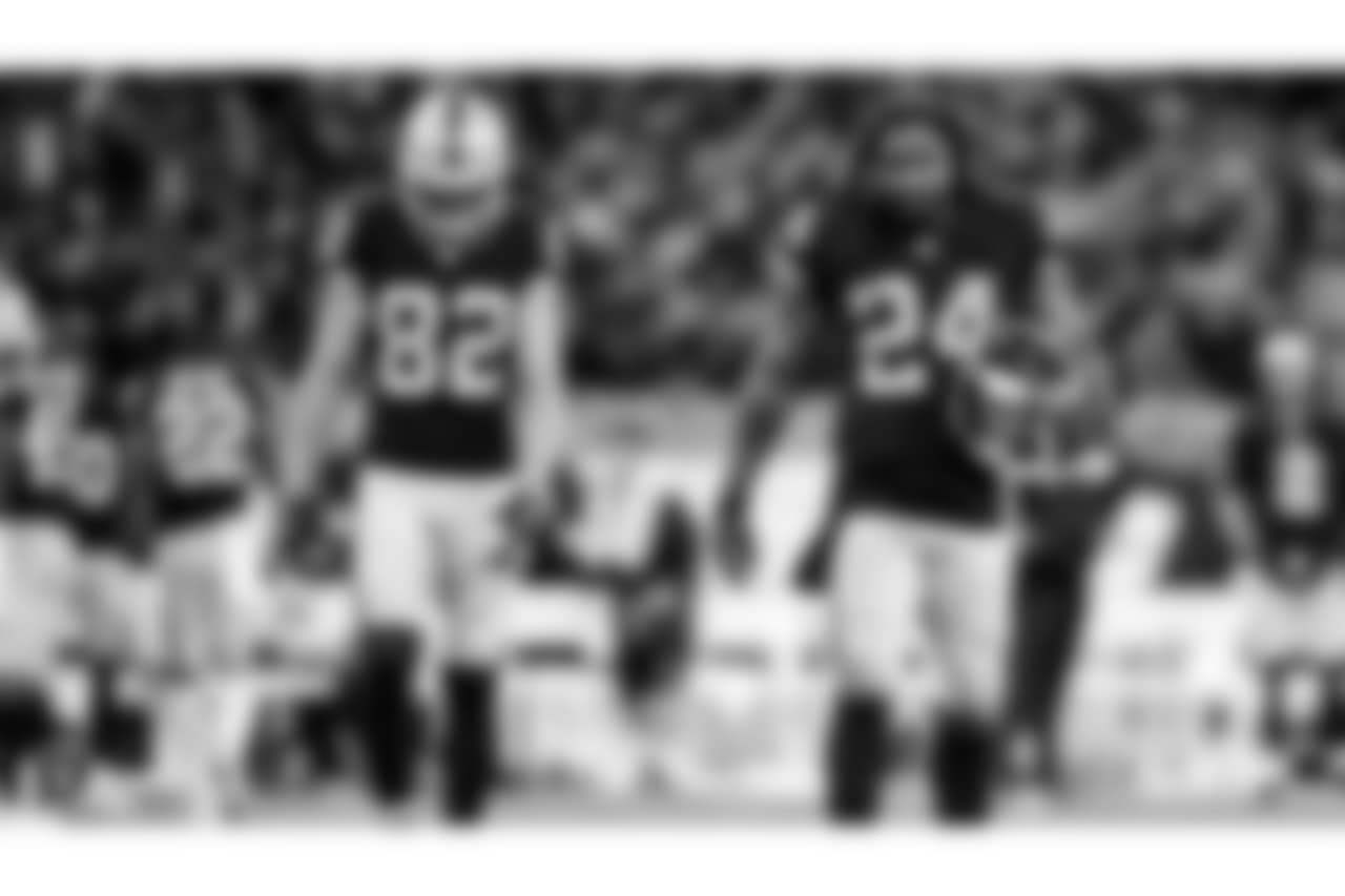 The Oakland Raiders regular season game against the Seattle Seahawks at Wembley Stadium, Sunday, October 14, 2018, in London, England.