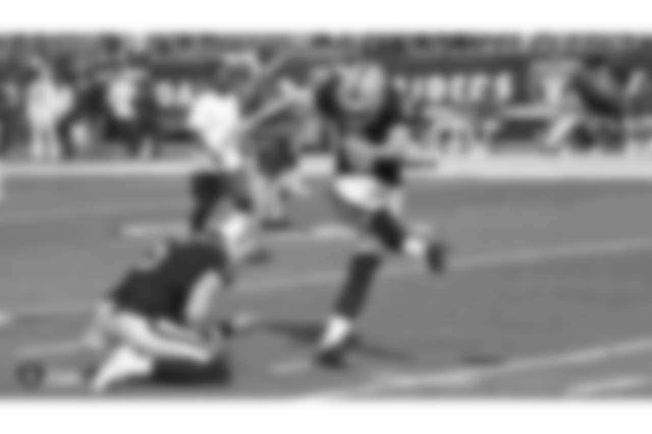 The Oakland Raiders regular season game against the Los Angeles Chargers at Oakland-Alameda County Coliseum, Sunday, November 11, 2018, in Oakland, California.