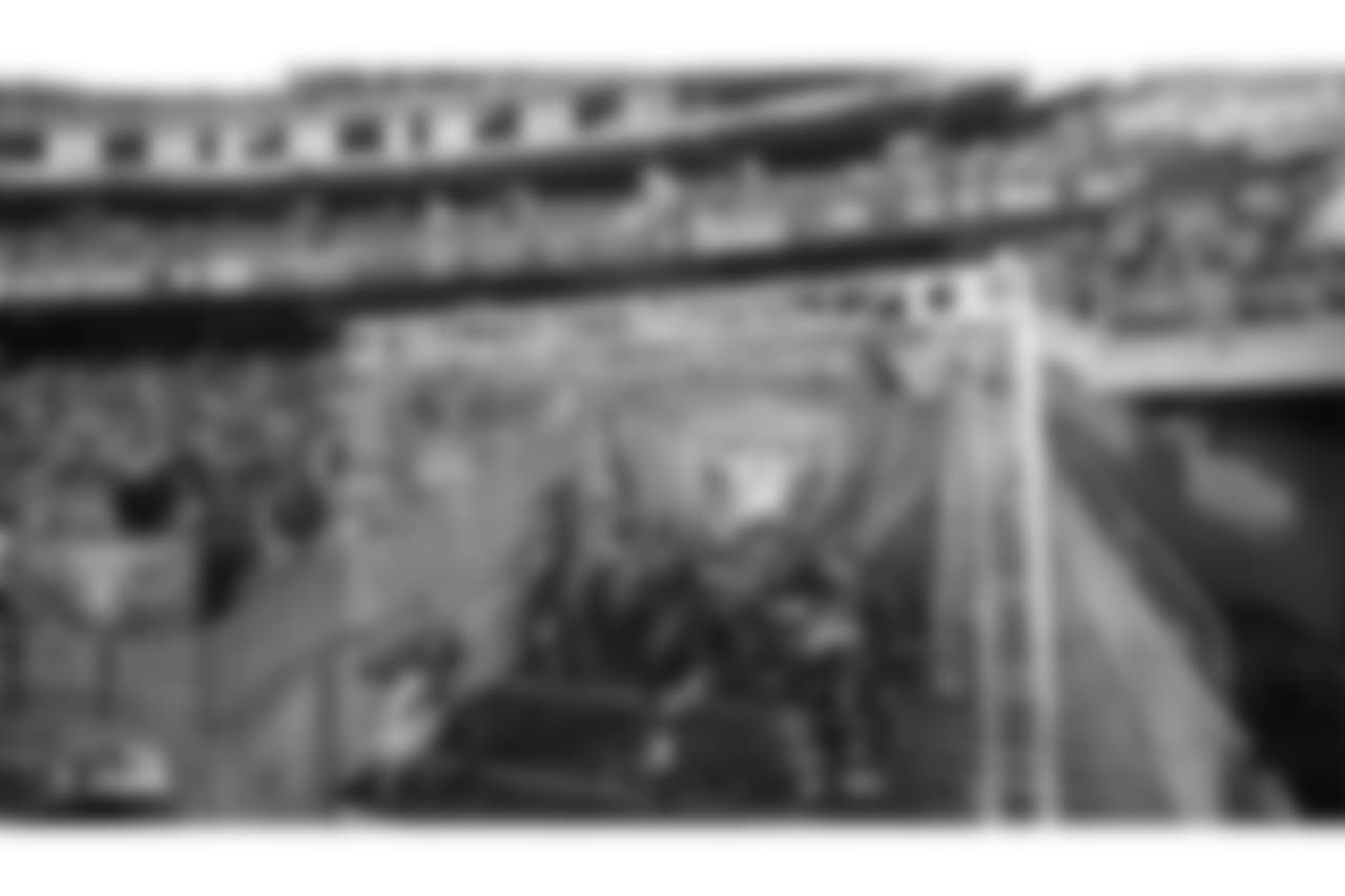 Mike Phillips and Top of the Marc band halftime performance during the Oakland Raiders regular season game against the Pittsburgh Steelers at Oakland Alameda-County Coliseum on Sunday, December 9th, 2018, in Oakland, California. The Oakland Raiders won 24-21.