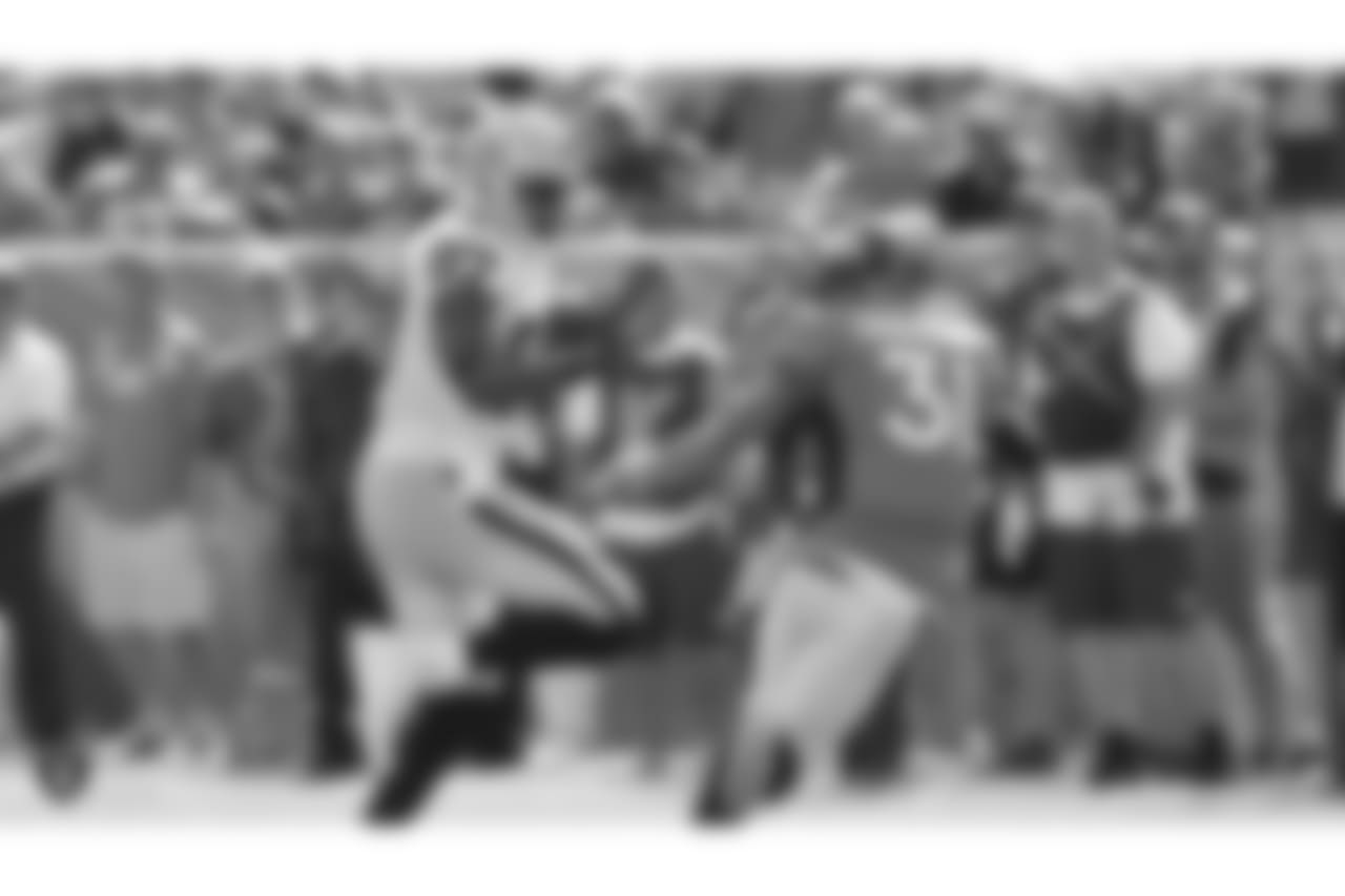A series of photos from past contests between the Raiders and Broncos leading up to their last matchup in Week 2 of the 2018 season, which the Raiders lost 20-19.