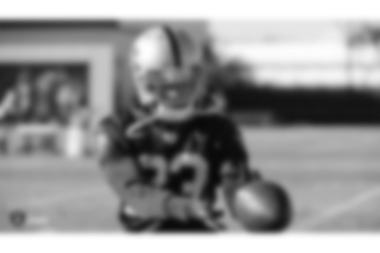Oakland Raiders cornerback Nick Nelson (23) on the field for practice at the Oakland Raiders Practice Facility, Thursday, December 27, 2018, in Alameda, California.