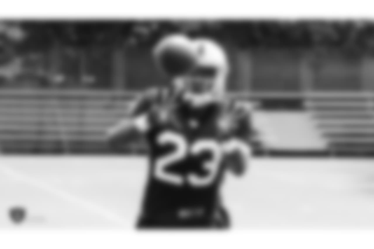 Oakland Raiders cornerback Dexter McDonald (23) on the field for practice at 2018 Training Camp at The Oakland Raiders Napa Valley Training Complex, Wednesday, August 1, 2018, in Napa, California.