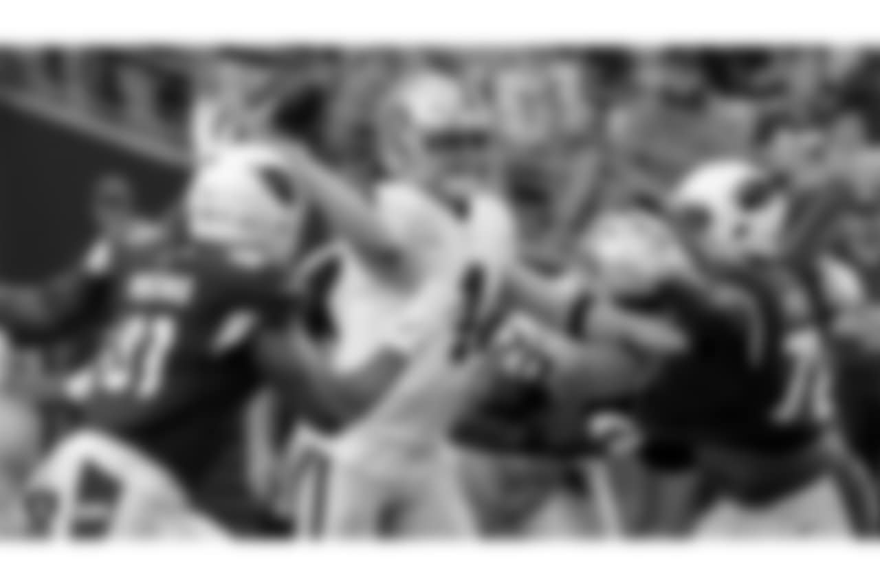 The Oakland Raiders regular season game against the Arizona Cardinals at State Farm Stadium, Sunday, November 18, 2018, in Glendale, Arizona.