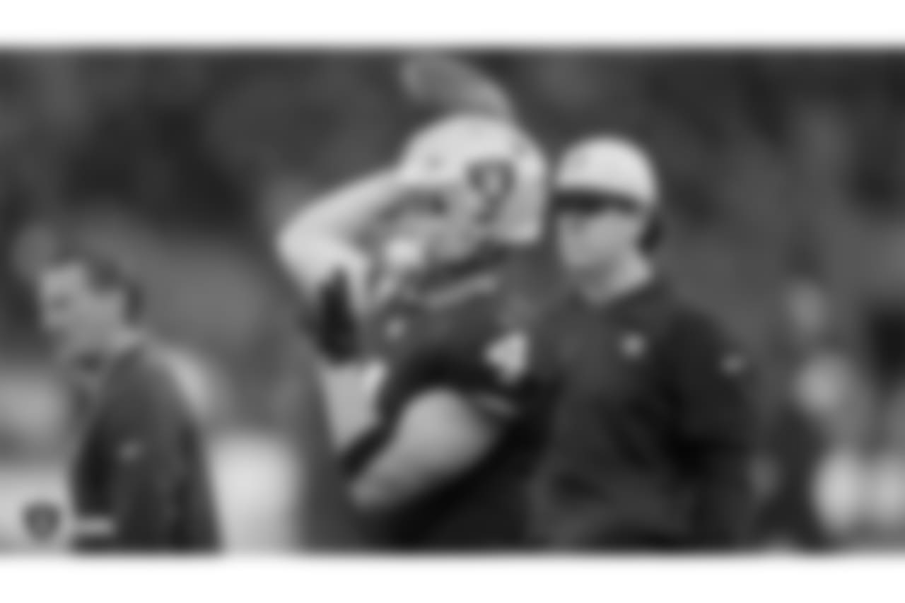 The Oakland Raiders regular season game against the Seattle Seahawks at Wembley Stadium, Sunday, October 14, 2018, in London, England.