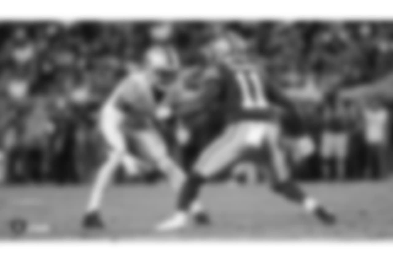 The Oakland Raiders regular season game against the San Francisco 49ers at Levi's Stadium, Thursday, November 1, 2018, in Santa Clara, California.