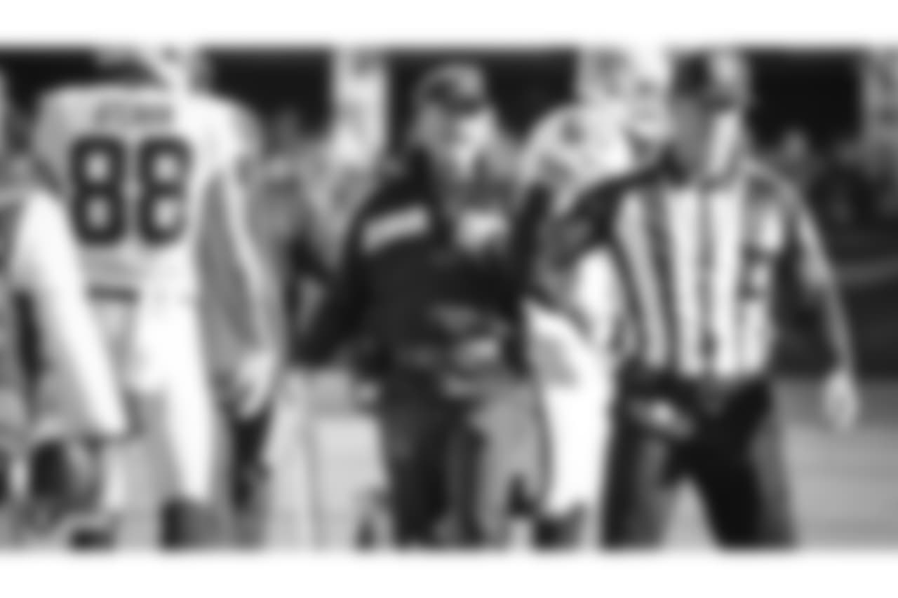 Oakland Raiders head coach Jon Gruden during the Oakland Raiders regular season game against the Baltimore Ravens at M&T Bank Stadium, Sunday, November 25, 2018, in Baltimore, Maryland. The Oakland Raiders lost 34-17.