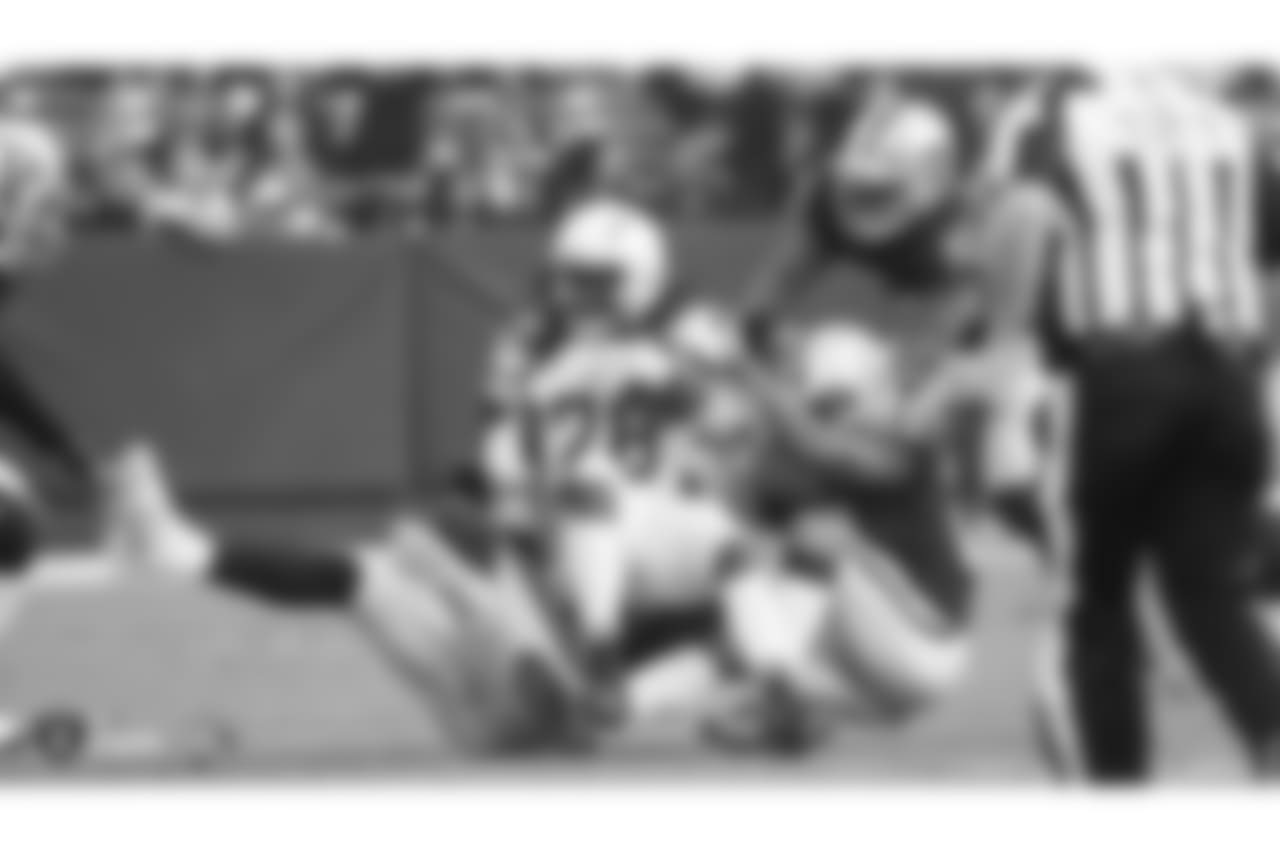 The Oakland Raiders regular season game against the Los Angeles Chargers at Oakland-Alameda County Coliseum, Sunday, November 11, 2018, in Oakland, California.
