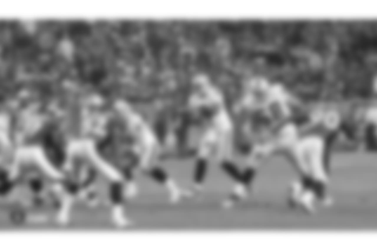 A series of photos from past contests between the Raiders and Broncos leading up to their last matchup in Week 2 of the 2018 season, which the Raiders lost 20-19.