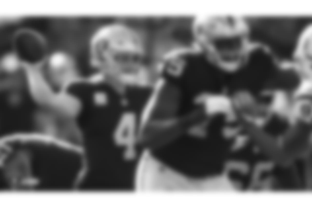 The Oakland Raiders regular season game against the Indianapolis Colts at Oakland-Alameda County Coliseum, Sunday, October 28, 2018, in Oakland, California.