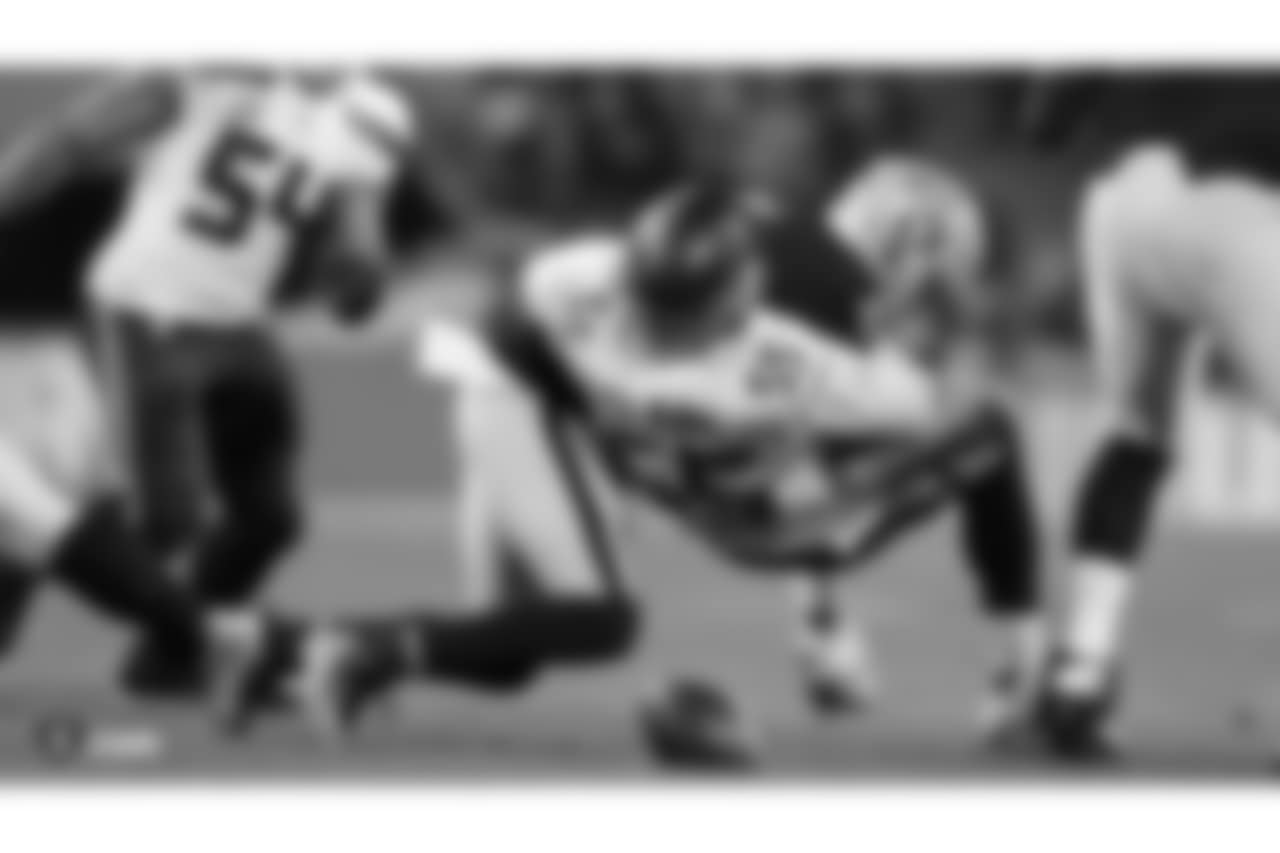 The Oakland Raiders regular season game against the Seattle Seahawks at Wembley Stadium, Sunday, October 14, 2018, in London, England.