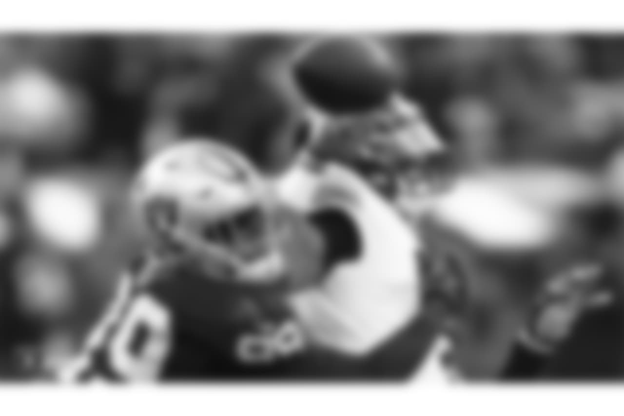 The Oakland Raiders regular season game against the Pittsburgh Steelers at Oakland-Alameda County Coliseum, Sunday, December 9, 2018, in Alameda, California. The Raiders won 24-21.