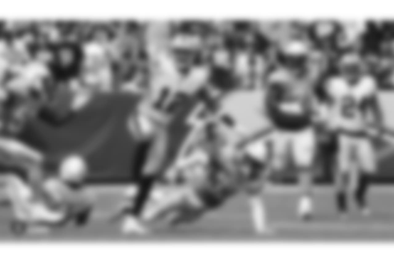 The Oakland Raiders regular season game against the Los Angeles Chargers at StubHub Center, Sunday, October 7, 2018, in Carson, California.