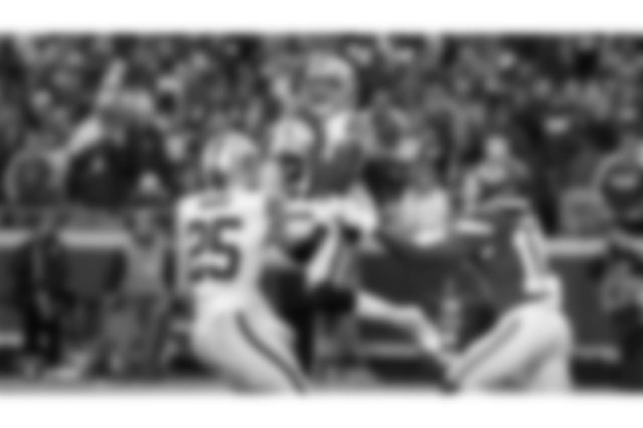 The Oakland Raiders regular season game against the Kansas City Chiefs at Arrowhead Stadium, Sunday, December 30, 2018, in Kansas City, Missouri.