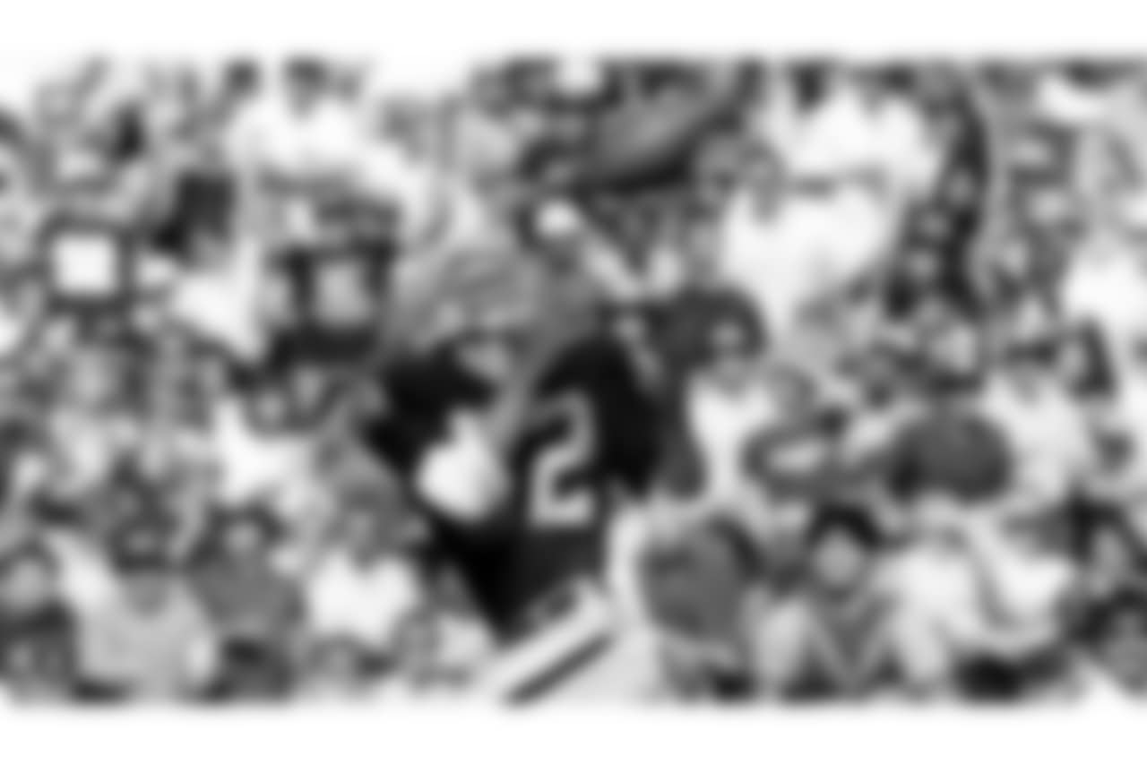 A series of photos from past contests between the Raiders and Broncos leading up to their last matchup in Week 2 of the 2018 season, which the Raiders lost 20-19.