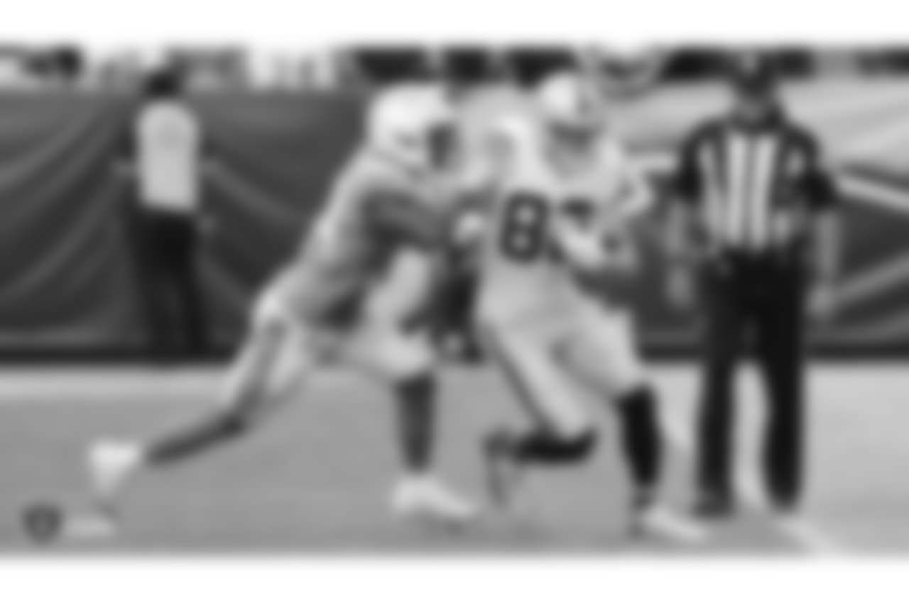 The Oakland Raiders regular season game against the Los Angeles Chargers at StubHub Center, Sunday, October 7, 2018, in Carson, California.