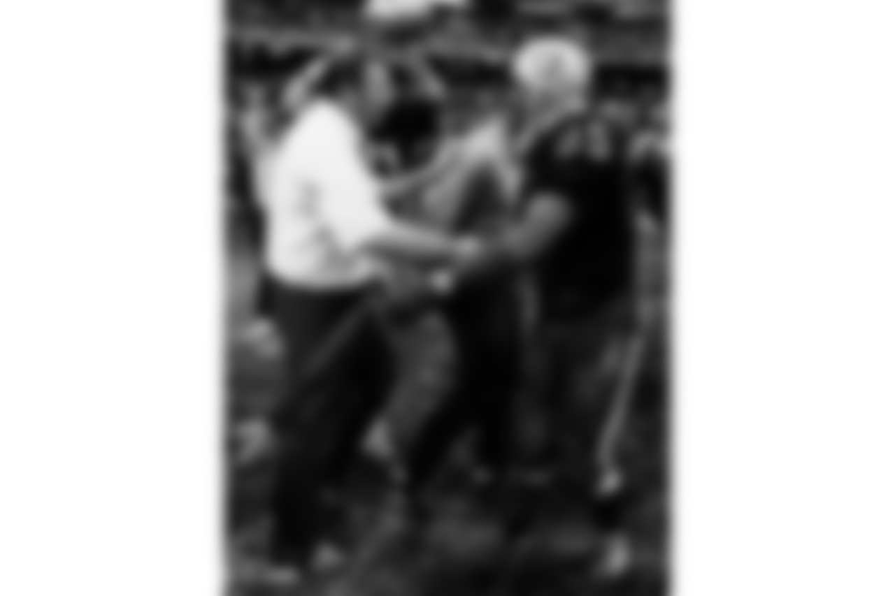 John Madden coached the Raiders to a 103-32-7 record from 1969-1978. During that time, he won five straight AFC West titles and coached the team to victory in Super Bowl XI.