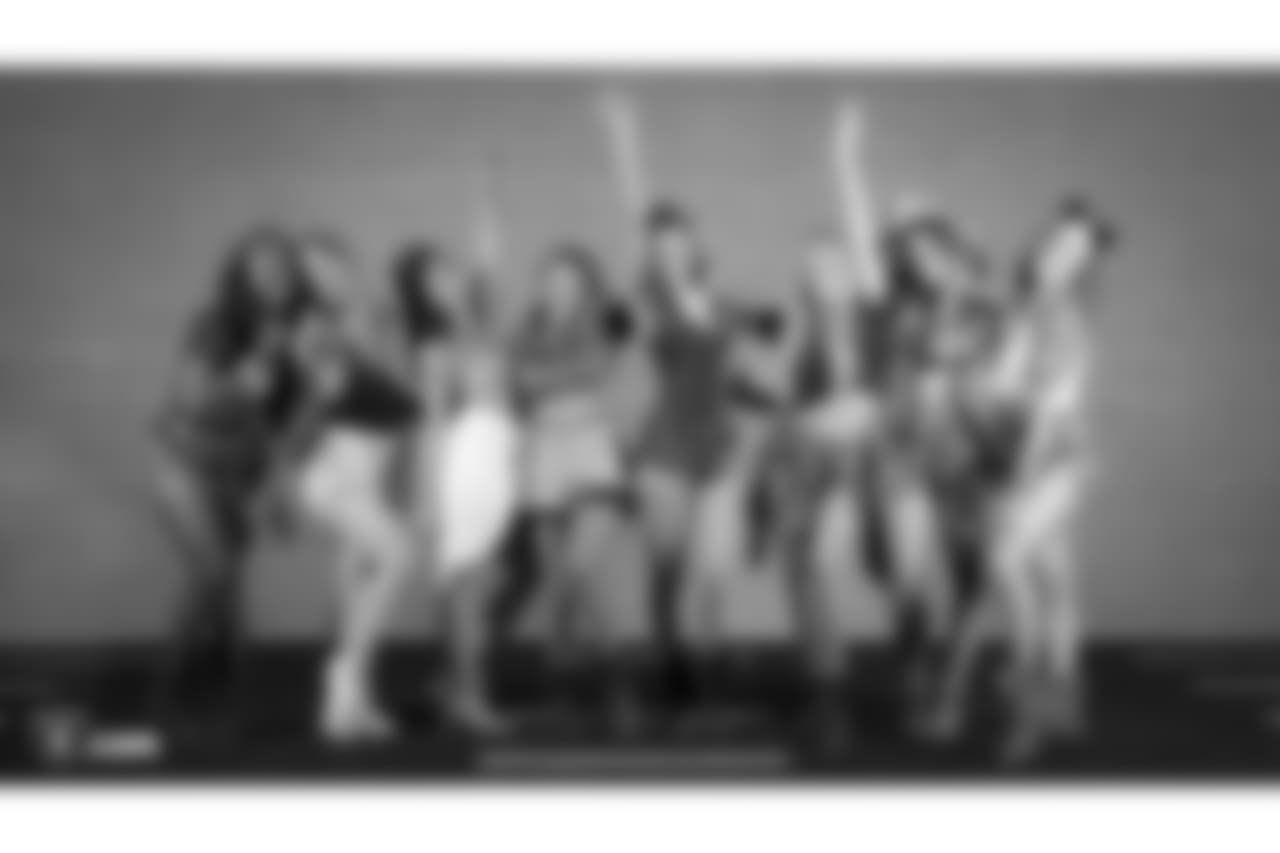 Line four of the Raiderettes in their halloween costumes at The Oakland Raiders Practice Facility, Tuesday, October 30, 2018, in Alameda, California.