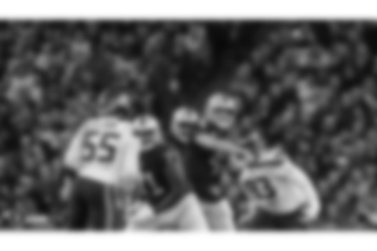 The Oakland Raiders regular season game against the Seattle Seahawks at Wembley Stadium, Sunday, October 14, 2018, in London, England.