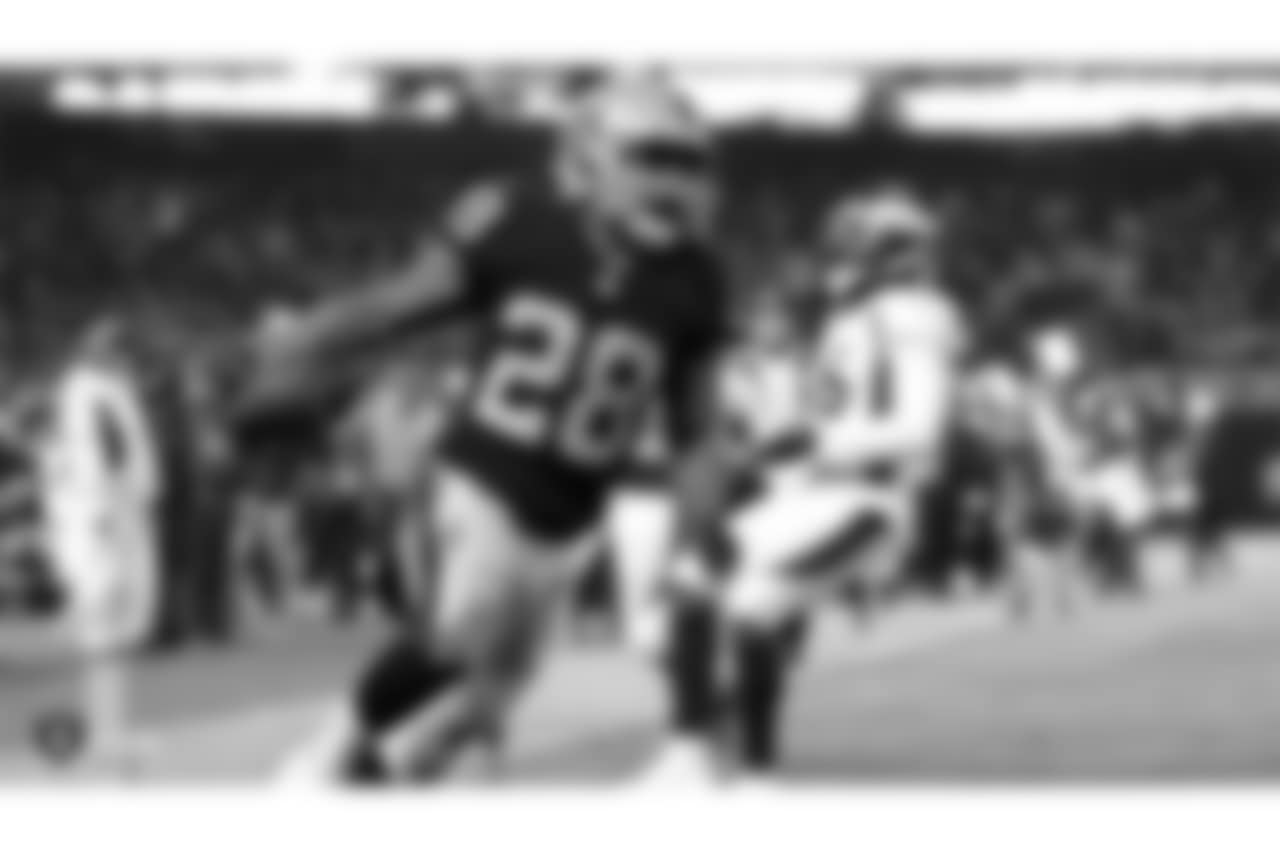 The Oakland Raiders regular season game against the Denver Broncos at Oakland-Alameda County Coliseum, Monday, December 24, 2018, in Oakland, California.