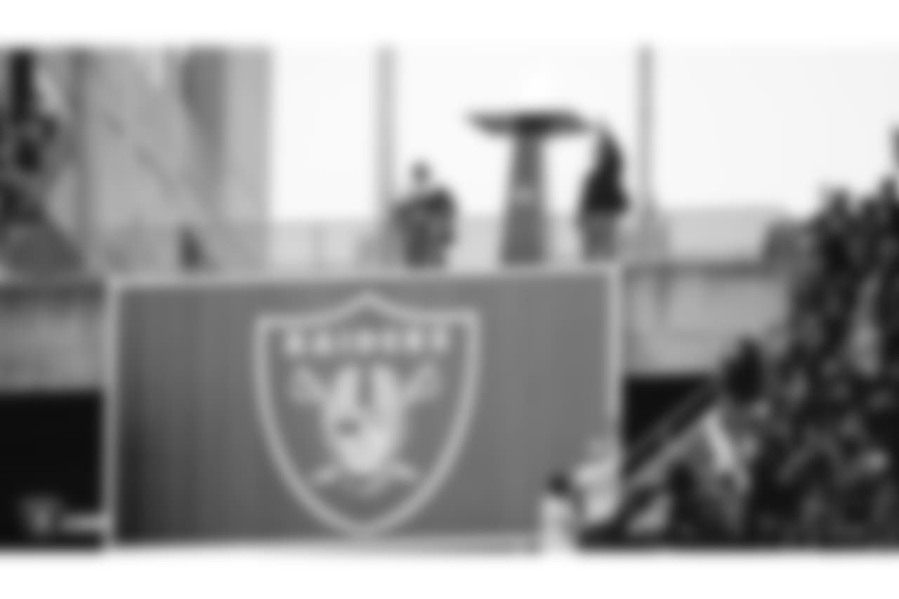 The Oakland Raiders regular season game against the Los Angeles Rams at Oakland-Alameda County Coliseum, Monday, September 10, 2018, in Oakland, California. The Oakland Raiders lost 33-13.