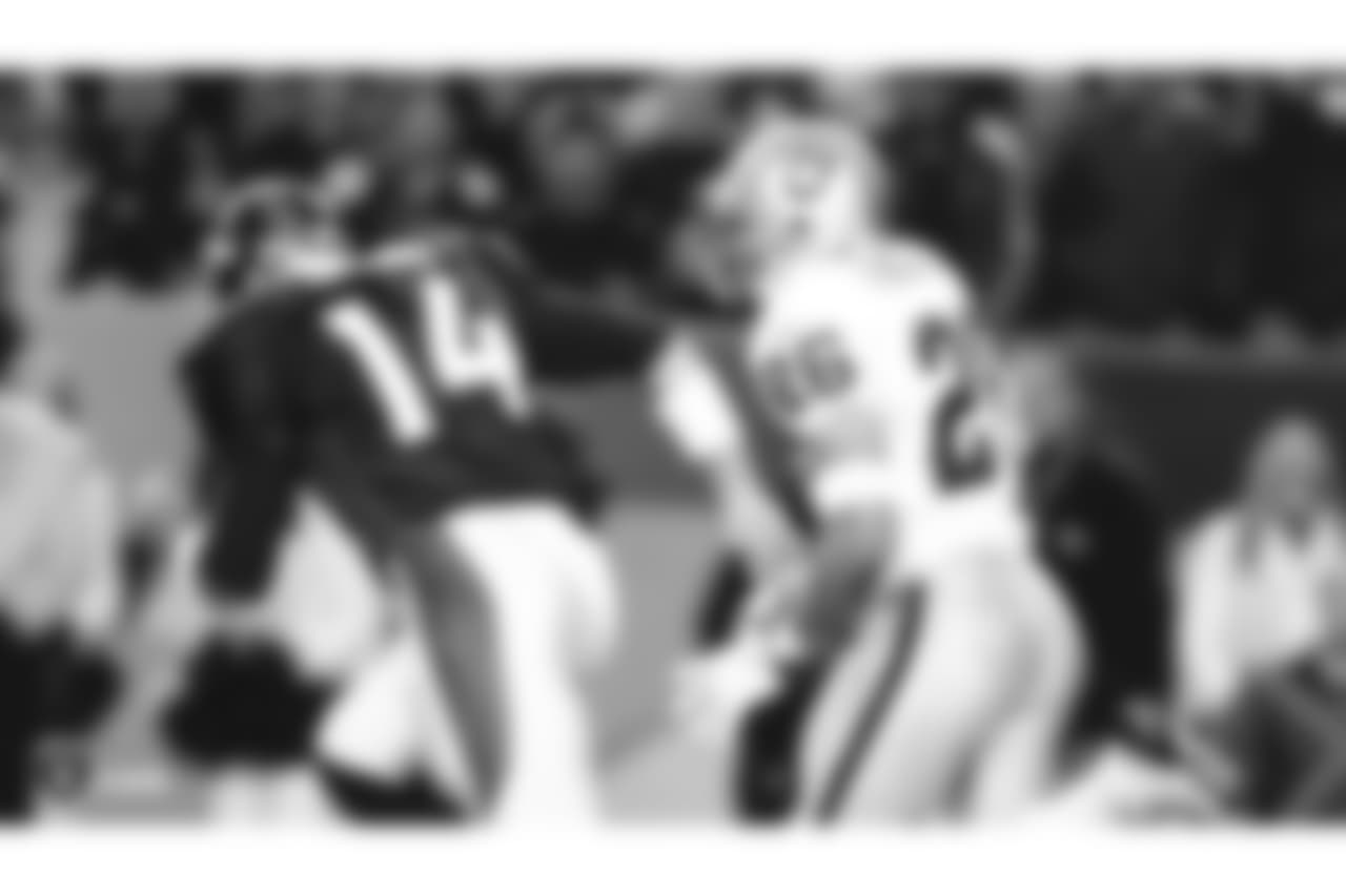 A series of photos from past contests between the Raiders and Broncos leading up to their last matchup in Week 2 of the 2018 season, which the Raiders lost 20-19.