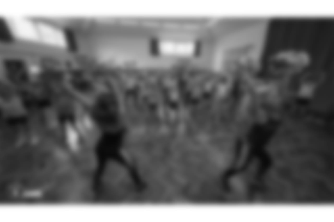 The Raiderettes visit the Holy Rood Primary School in Watford.