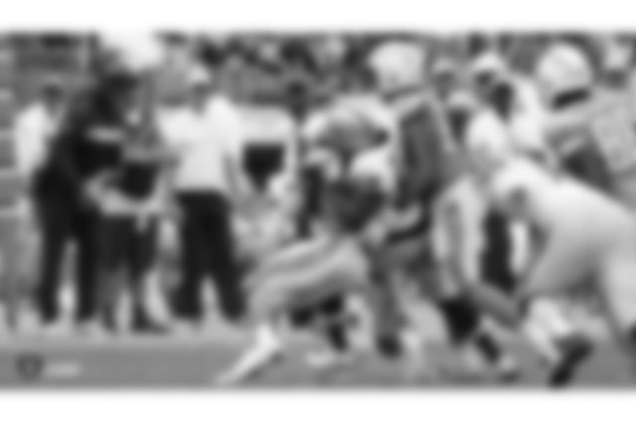 The Oakland Raiders regular season game against the Los Angeles Chargers at StubHub Center, Sunday, October 7, 2018, in Carson, California.