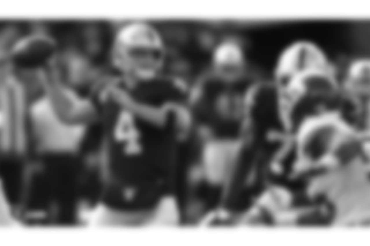 The Oakland Raiders regular season game against the Kansas City Chiefs at Oakland-Alameda County Coliseum, Sunday, December 2, 2018, in Alameda, California.