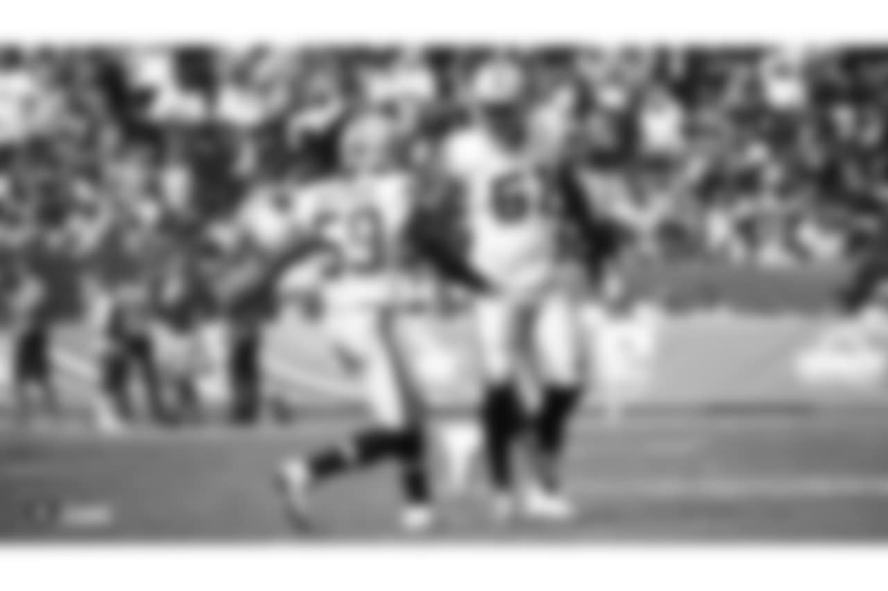 The Oakland Raiders regular season game against the Los Angeles Chargers at StubHub Center, Sunday, October 7, 2018, in Carson, California.