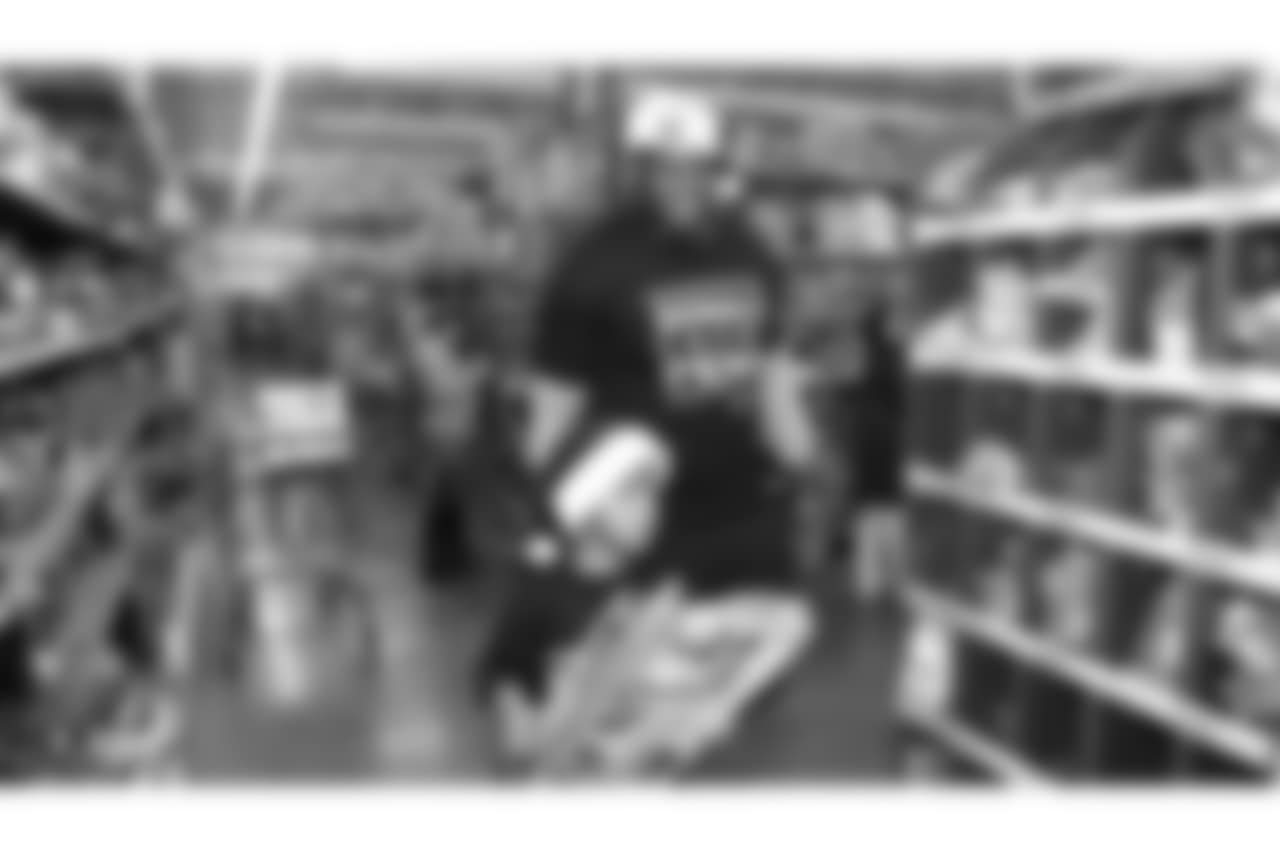 Donald Penn's Shop with a Jock gives 25 kids from the East Oakland Youth Development Center a chance to fulfill their holiday wish list by receiving a $300 Walmart gift card and a chance to go on an shopping spree with Donald Penn at Walmart. Joining Penn are Kelechi Osemele, Cameron Hunt, Brandon Parker, Jamar McGloster, Johnny Townsend, Ryan Yurachek, Darren Waller, Paul Butler and Clinton McDonald.