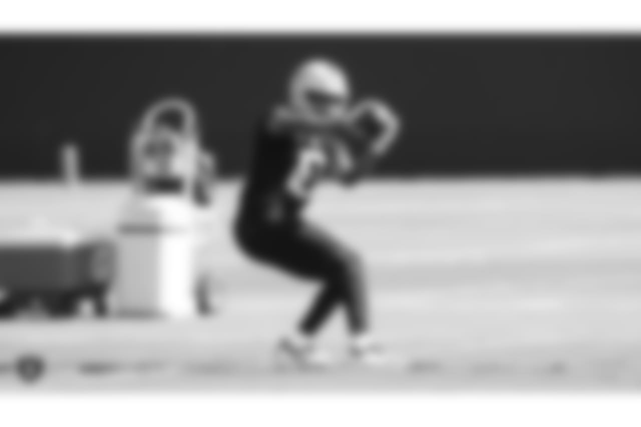 Oakland Raiders wide receiver Seth Roberts (10) on the field for practice at the Oakland Raiders Practice Facility, Thursday, October 25, 2018, in Alameda, California.