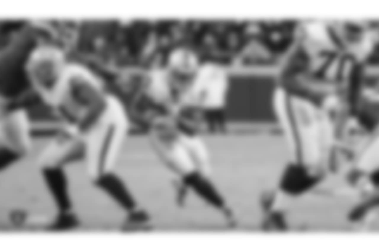 The Oakland Raiders regular season game against the Kansas City Chiefs at Arrowhead Stadium, Sunday, December 30, 2018, in Kansas City, Missouri.