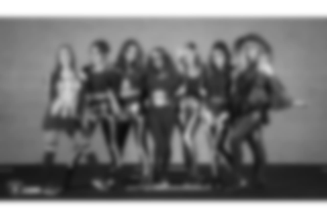 Line two of the Raiderettes in their halloween costumes at The Oakland Raiders Practice Facility, Tuesday, October 30, 2018, in Alameda, California.