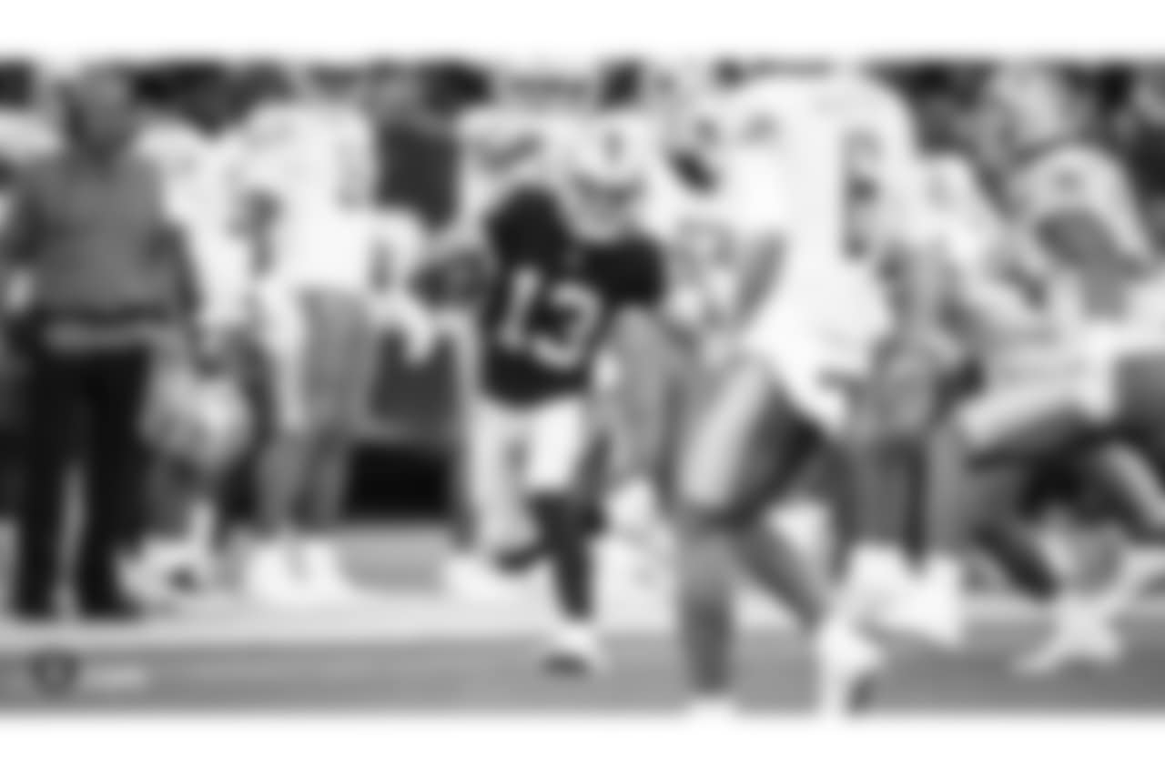 The Oakland Raiders preseason game against the Detroit Lions at Oakland-Alameda County Coliseum, Friday, August 10, 2018, in Oakland, California.